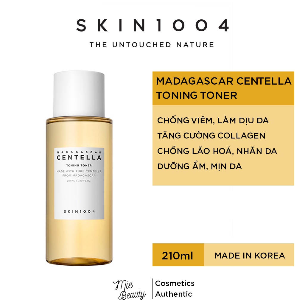 Nước hoa hồng SKIN1004 Madagascar Centella Toning Toner 210ML