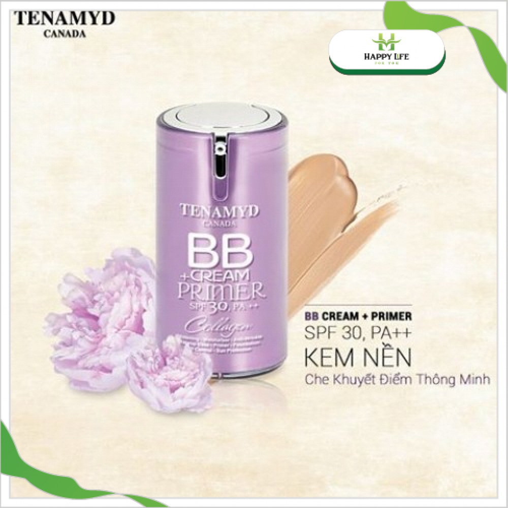 Kem trang điểm BB Cream + Primer Tenamyd SPF30/ PA+++ - Happy Life 4U