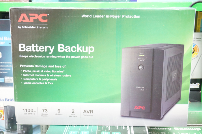 Bộ Lưu Điện Line Interactive APC BX1100LI-MS 1100VA - Kích thước nhỏ gọn, hiệu suất cao