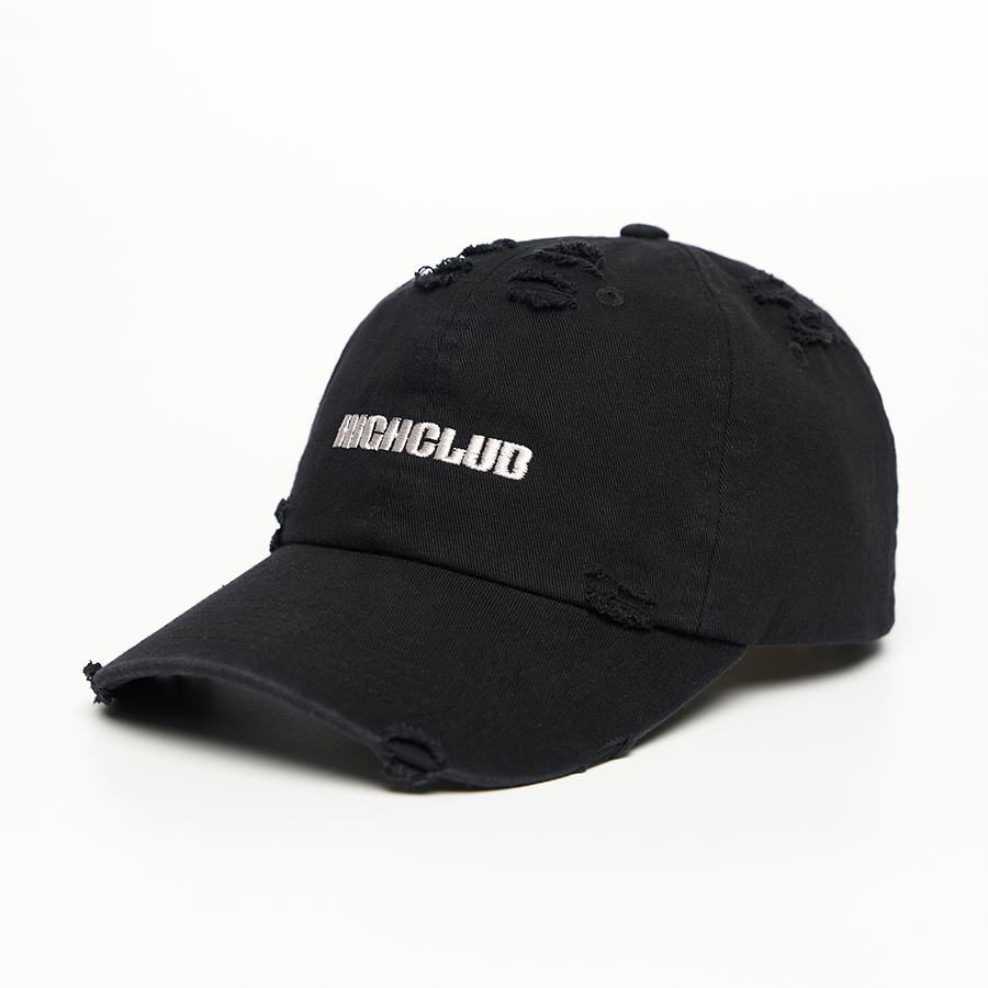 NÓN/MŨ HIGHCLUB CRAZY CAP ĐEN/XÁM/XANH RÁCH