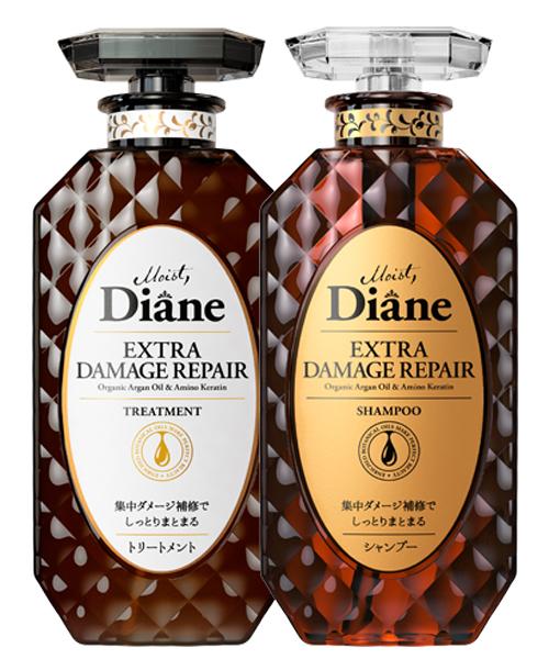 Cặp Dầu Gội Xả Moist Diane Extra Damage Repair Nhật Bản 450Ml