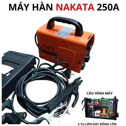 Máy hàn mini NAKATA inverter 250a hàng chính hãng