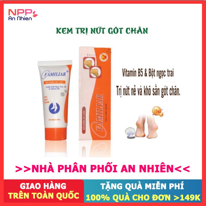 Combo 2 Kem Bôi Nứt Gót Chân Familiar 30Gr - Npp An Nhiên