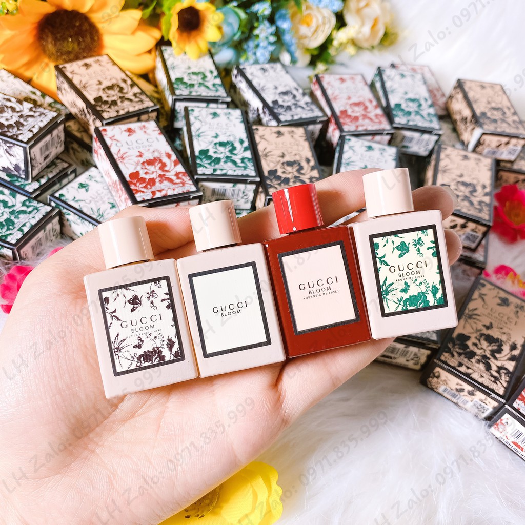 Nước Hoa Mini Gucci Bloom Nước Hoa Mini Nữ Gucci Mẫu Thử Nước Hoa Gucci Có Tặng Kèm Hộp Xinh