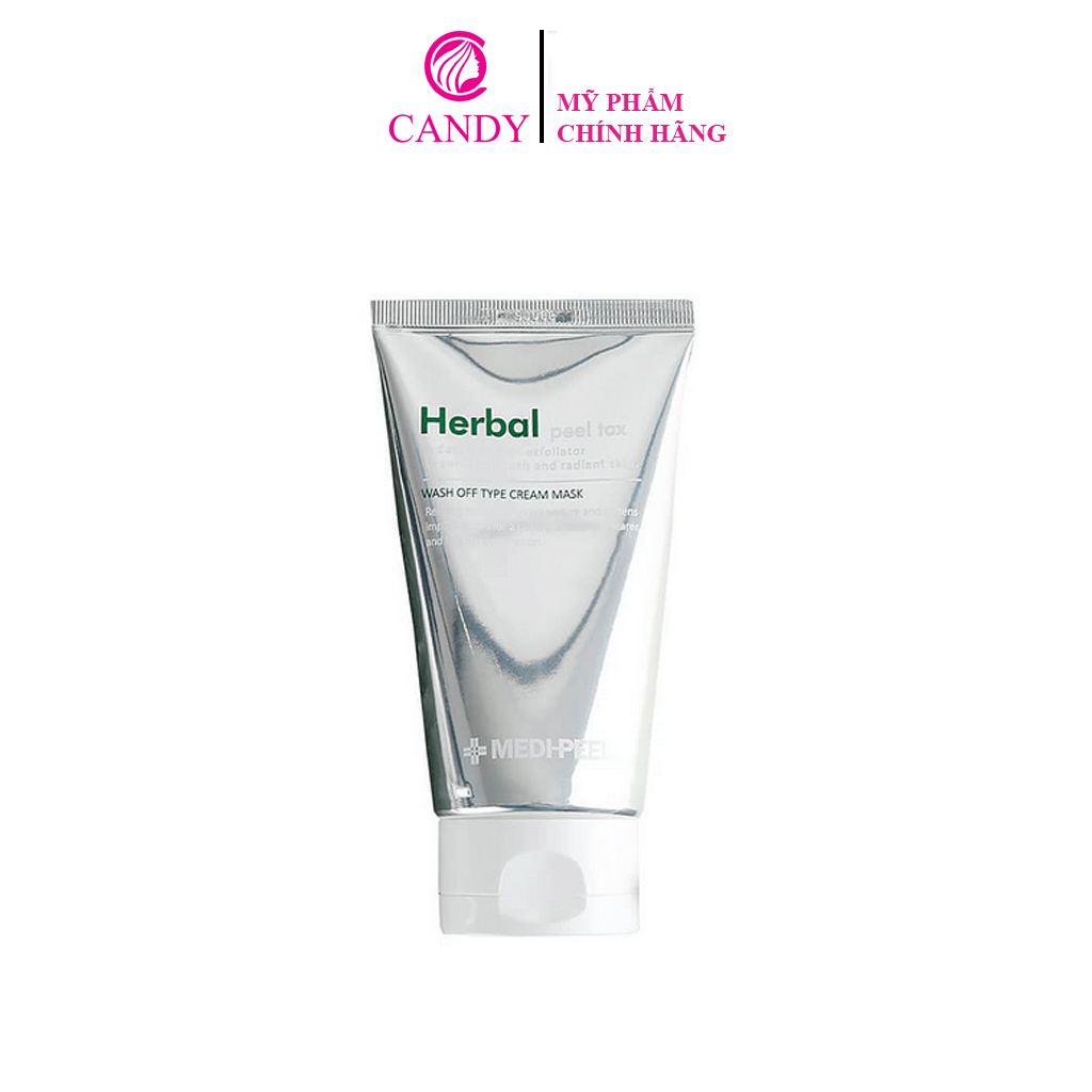 [Hcm]Mặt Nạ Thải Độc Medi - Peel Herbal Peel Tox Wash Off Type Cream Mask