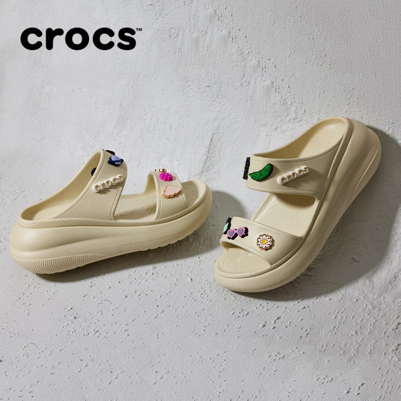 Giày dép crocs chuẩn xịn chống hôi chân nhựa tế bào êm mềm siêu bền đi mưa lội nước đi biển quai nga