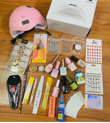 Bộ đồ Nail cho người mới học tự làm nail tại nhà