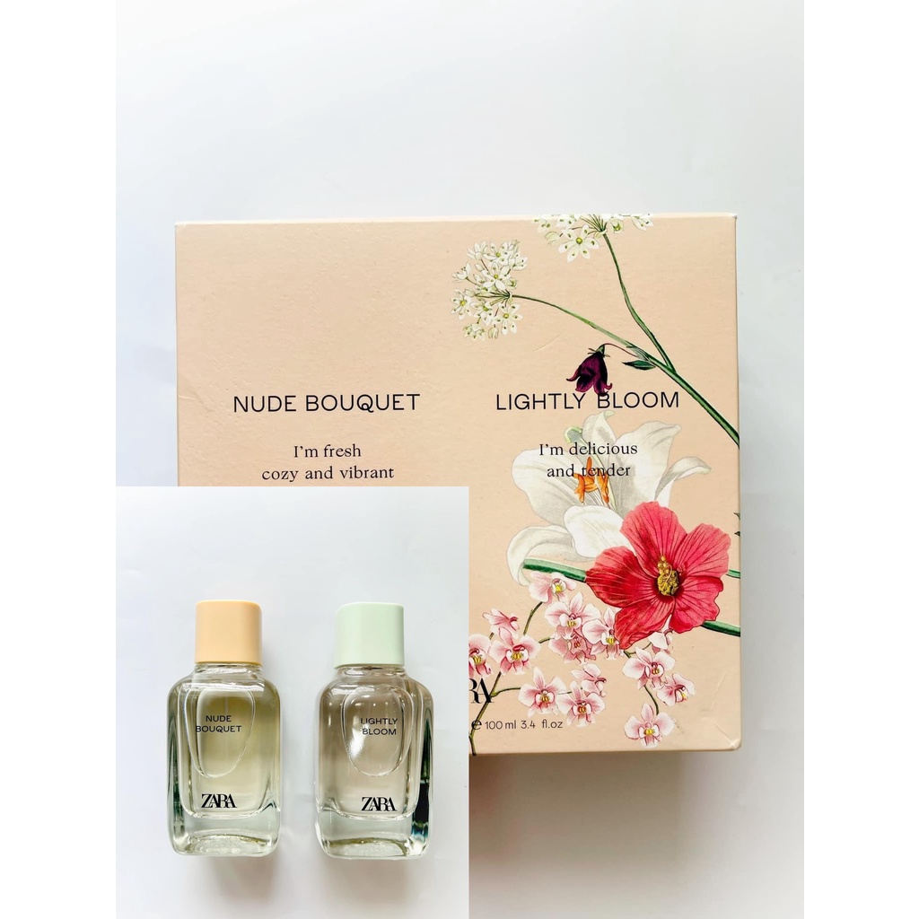 Nước hoa Zara nữ NUDE BOUQUET LIGHTLY BLOOM  - M107