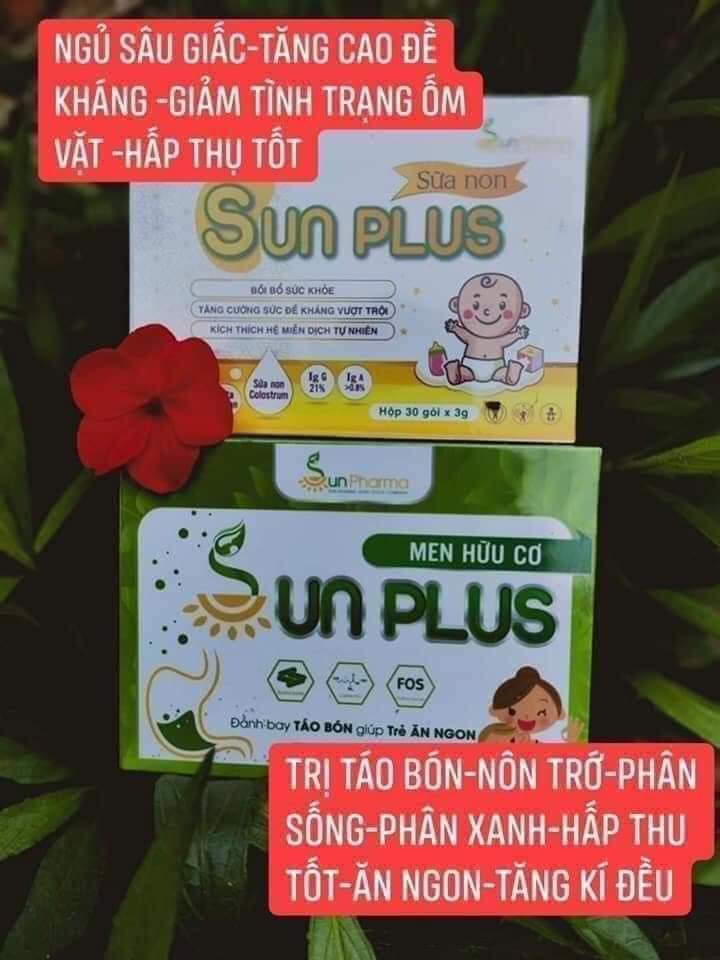 Combo Men Sữa Sun Plus