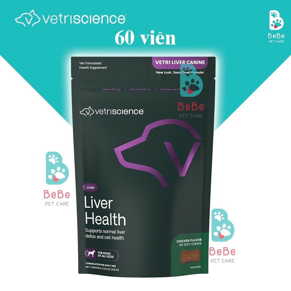 VetriScience Liver Health Hỗ Trợ Gan Cho Chó