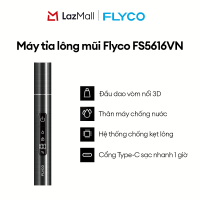Máy tỉa lông mũi Flyco FS5616VN cao cấp cắt sạch không đau chống nước thiết kế nhỏ gọn pin bền- BH 2 Năm - Phân Phối Chính Hãng Việt Nam