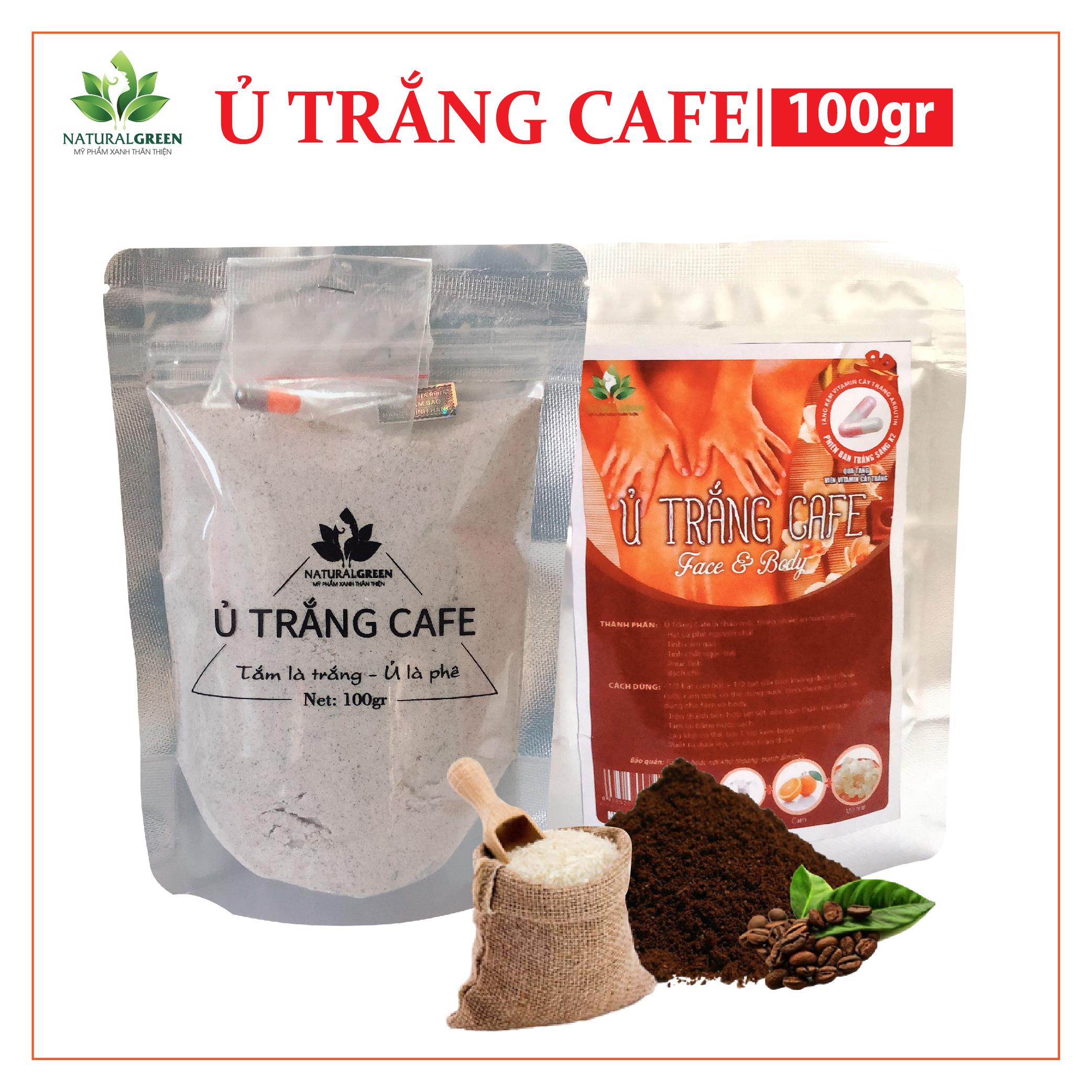COMBO 1 GÓI Ủ TRẮNG CAFE THIÊN NHIÊN 100gr