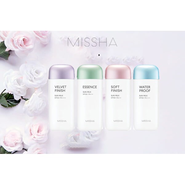 Kem Chống Nắng Missha Dạng Sữa Thấm Nhanh 70Ml (Xanh - Waterproof)