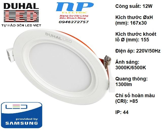 ĐÈN LED ÂM TRẦN PANEL SAMSUNG DUHAL 12W - KHÔNG CẦN TĂNG PHÔ