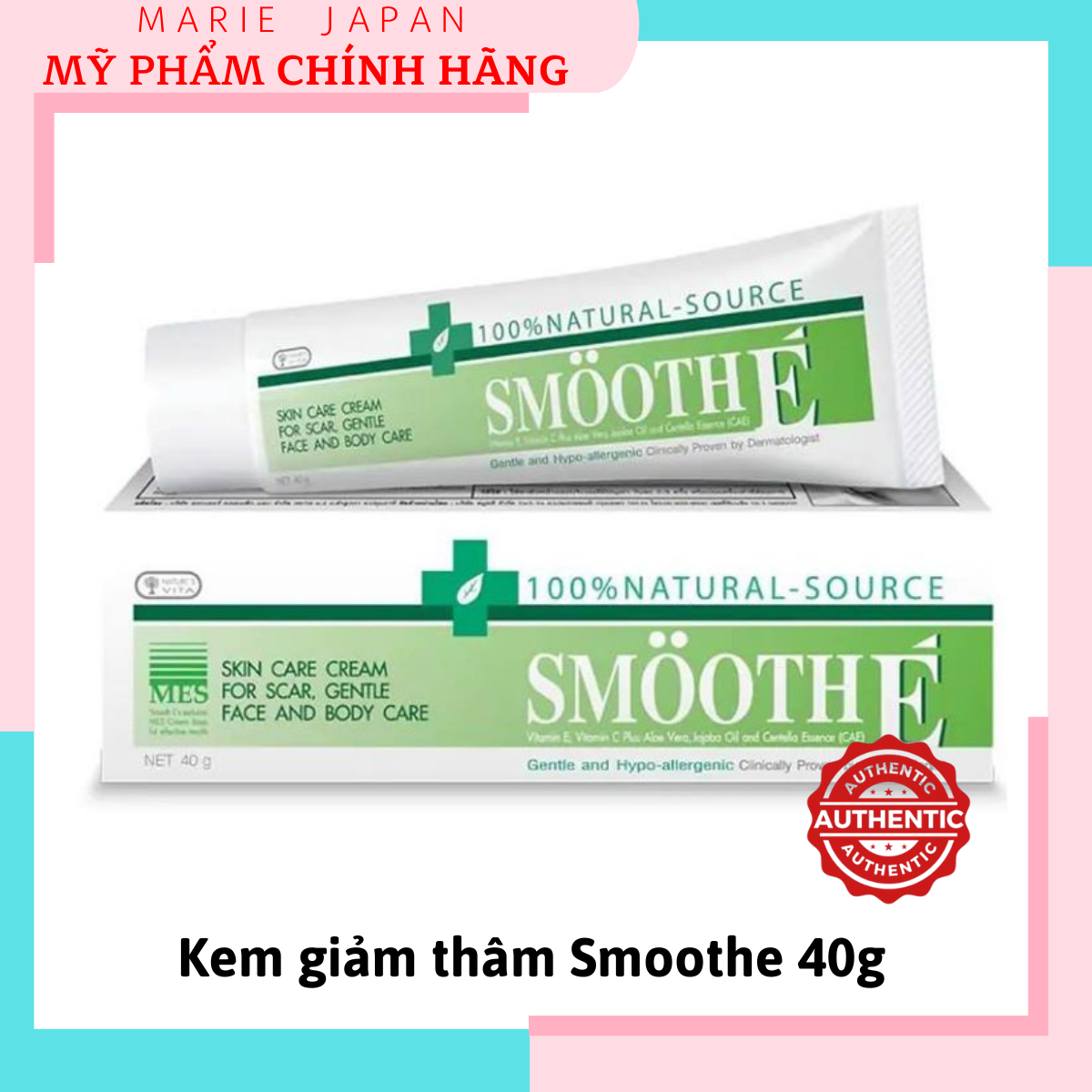 [Hcm]Kem Mờ Thâm Smoothe Natural Source Nhật Bản 15G