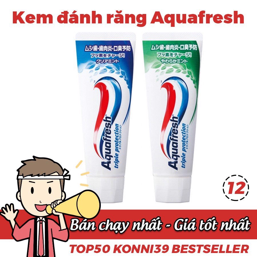 [Hcm]Kem Đánh Răng Aquafresh +20Gr (2 Mùi Vị)