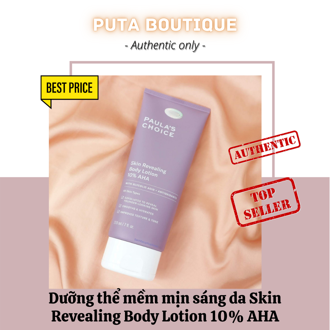 Dưỡng Thể Làm Mềm Mịn Sáng Da Paulas Choice Resist Body Lotion With 10% Aha