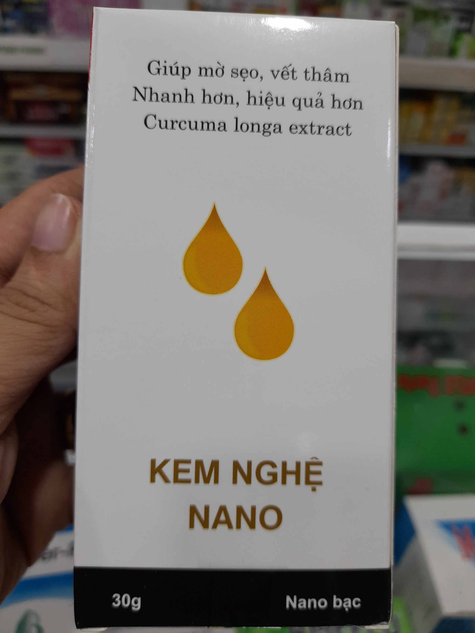 [Hcm]Kem Nghệ Nano (Tuýp 30G)