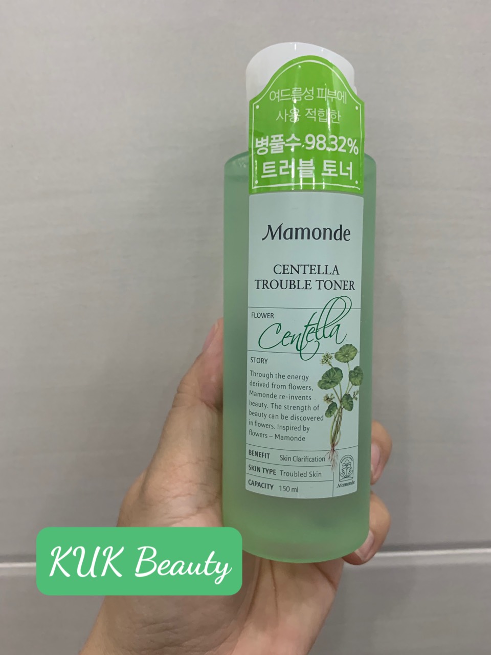 [Hcm]Toner Rau Má Mamonde Centella Trouble 150Ml