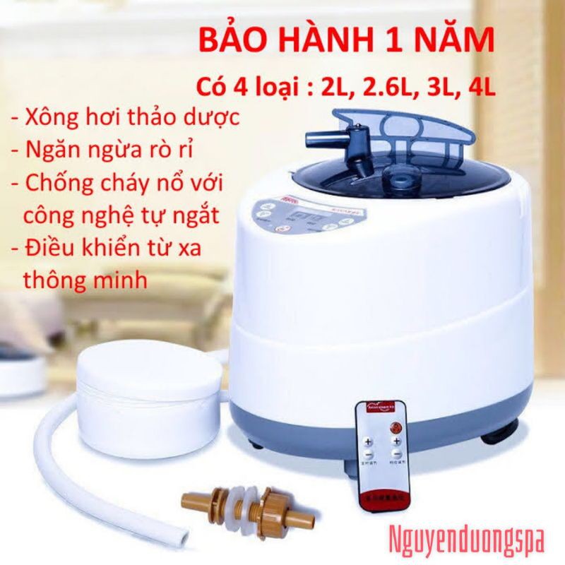 Nồi Xông Hơi 4 Lít Cao Cấp Mới Nhất