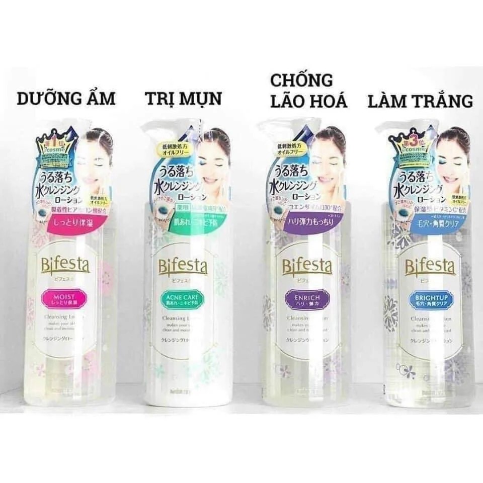 Nước Tẩy Trang Bifesta Cleansing Lotion 300Ml (Acne Care)