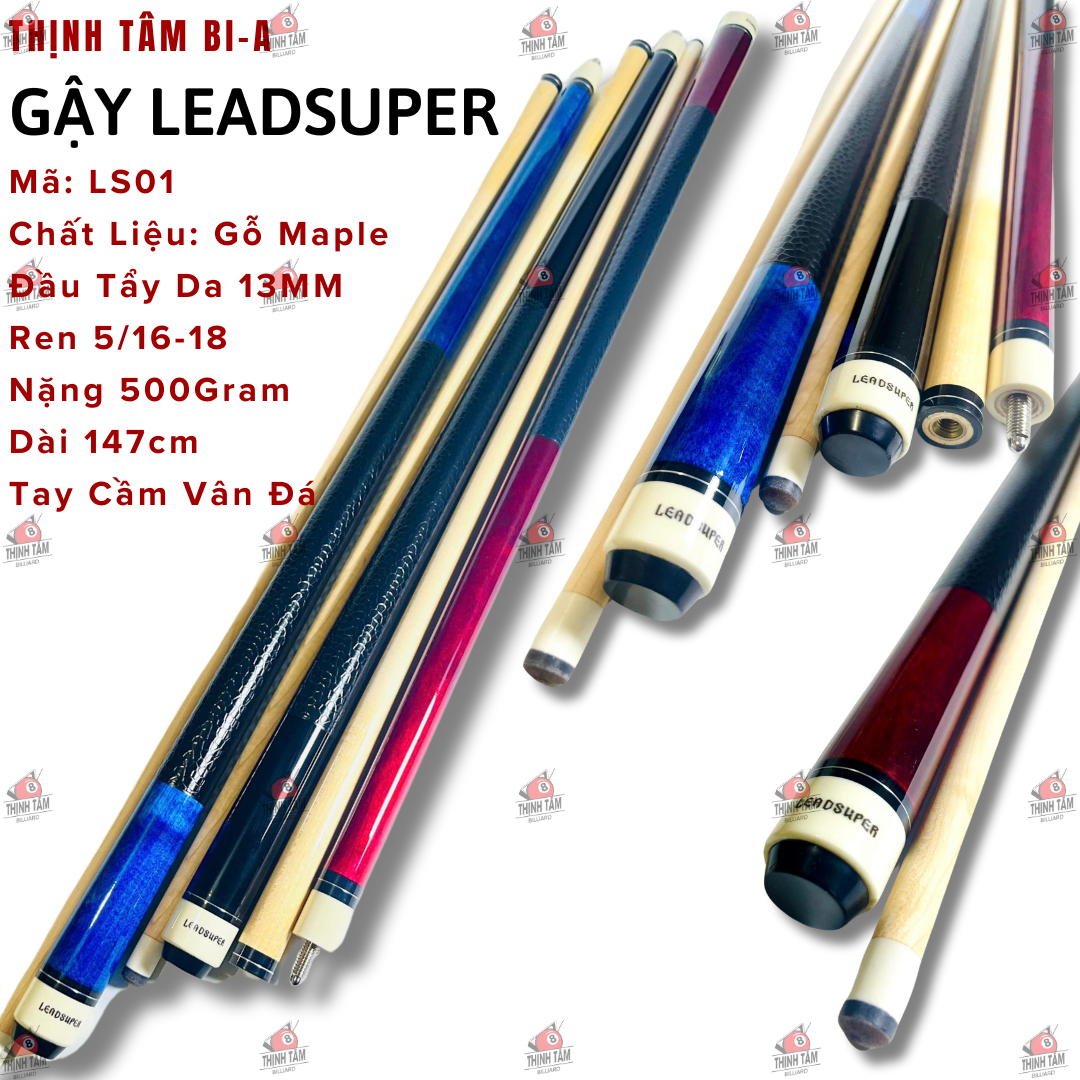 [THỊNH TÂM] Cơ Bida Gậy Bi-A Cơ Phá Bida Lỗ Gậy Bida 2 Khúc Gỗ Hương Phíp Đồng 1 khúc [ GẬY BIDA ]