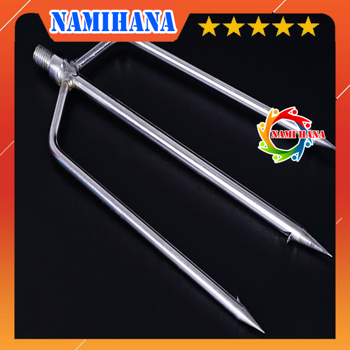 Xiên cá nhỏ gọn chất lượng tốt bằng thép không gỉ chĩa cá bộ lao bắt cá