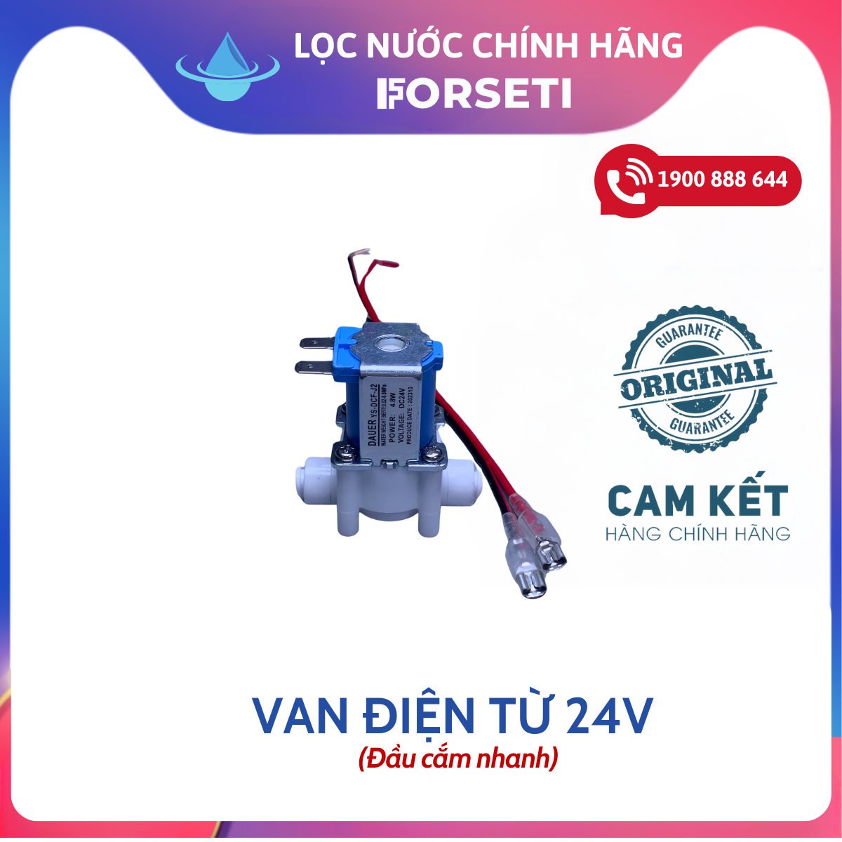 Van điện từ 24V cho máy lọc nước Karofi Korihome Kangaroo...- 1 đổi 1 trong 7 ngày