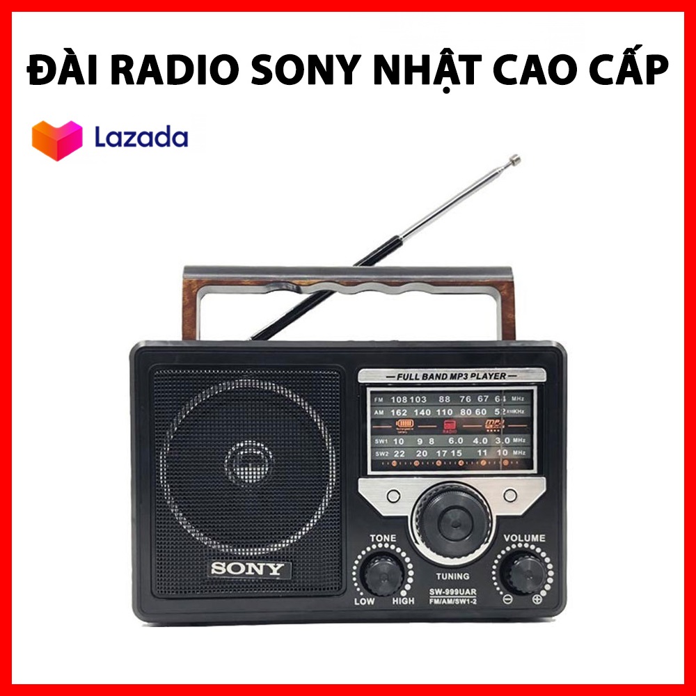 Radio sony chính hãng Đài radio sony nhật chính hãng Đài Radio Chính Hãng Sony Nội Địa Nhật Bền Đẹp SW-999UAR Cao Cấp Nghe Đài FM, Radio, Dò Sóng Nhanh, Hỗ Trợ Cắm Thẻ Nhớ, Dễ Dàng Sử Dụng. Bảo Hành 12TH