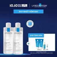 Bộ đôi nước làm sạch sâu và tẩy trang cho da nhạy cảm La Roche-Posay Micellar Water Ultra Sensitive Skin 400ml