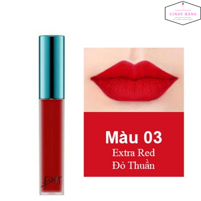 Son Bbia Last Velvet Extra Red 03 – Đỏ Thuần ( Chính Hãng )