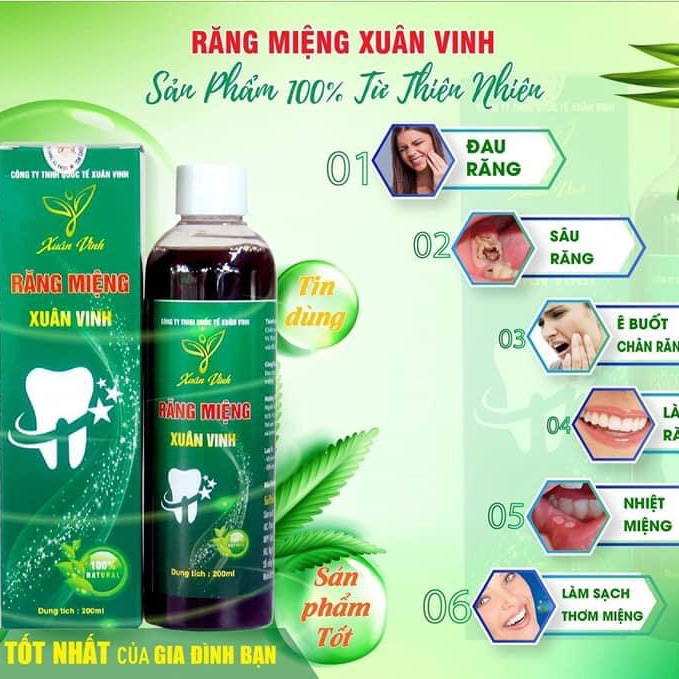 Thảo Dược Đặc Trị Hôi Miệng Xuân Vinh