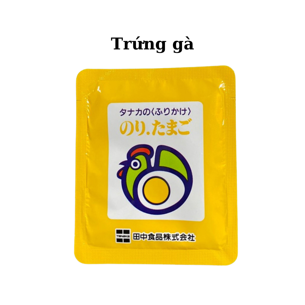 Gia vị rắc cơm Tanaka Nhật Bản cho bé tập ăn dặm 6 vị 30 gói