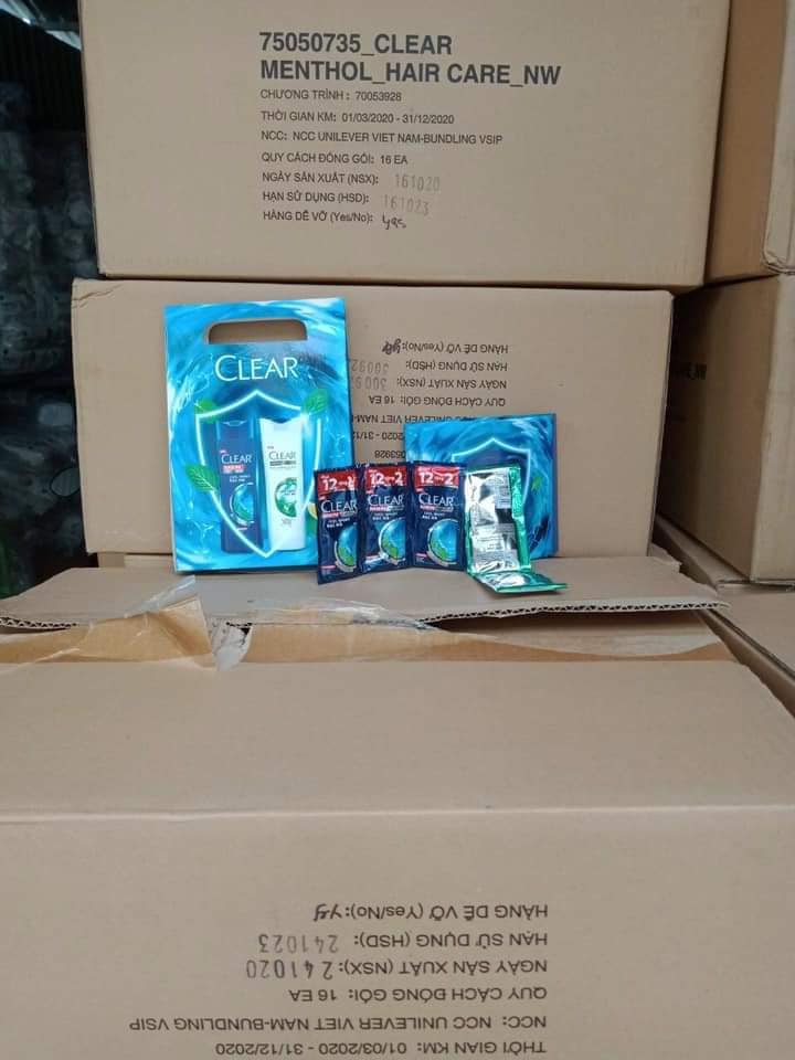 [Hcm]Combo 5 Túi Dầu Gội Đầu Clear