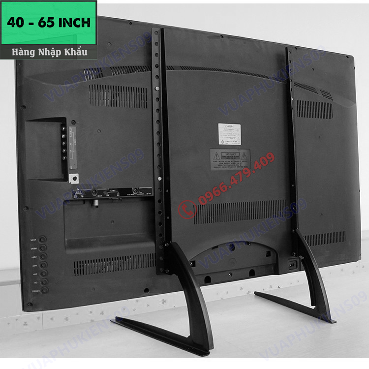 Chân đế TV để bàn cho tất cả các loại tivi từ 40-75 inch Samsung LG Sony TCL Panasonic Sharp vv