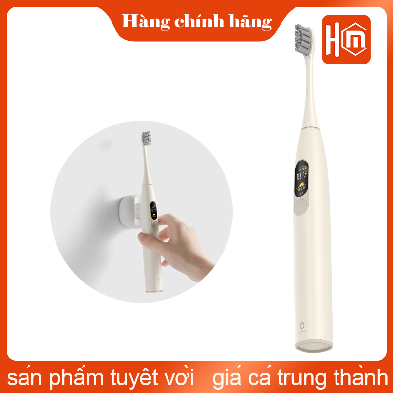 Bàn Chải Điện Thông Minh Oclean X Với Màn Hình Cảm Ứng Sạc Nhanh Kết Nối App Chống Nước Ipx7