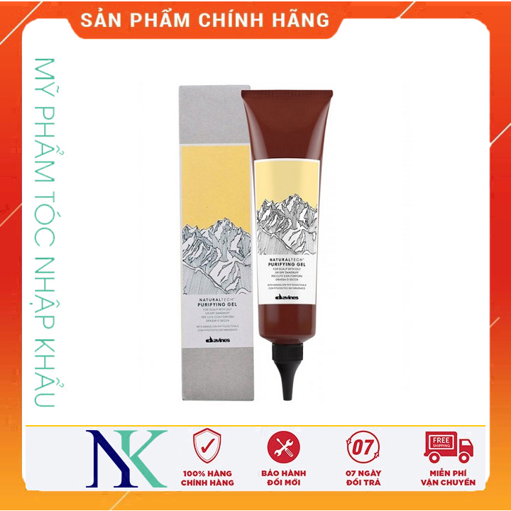 [Hcm]Gel Dành Cho Da Đầu Bị Gàu Khô Hay Ướt Davines Purifying Gel 150Ml