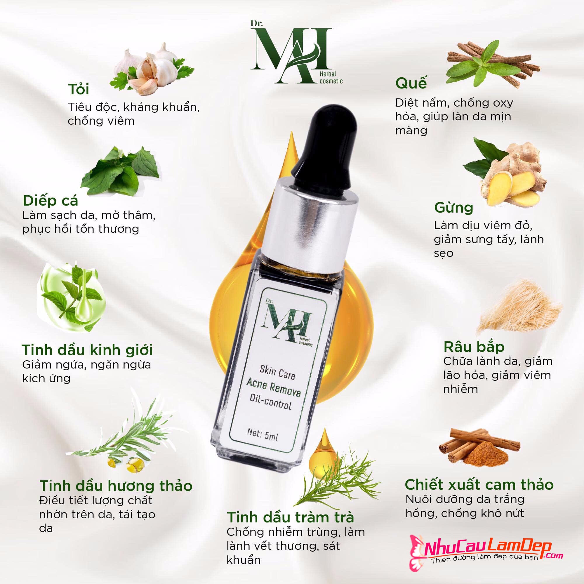 [Hcm]Dr Mai Nguyên Chât 5Ml(Mẫu Mới)