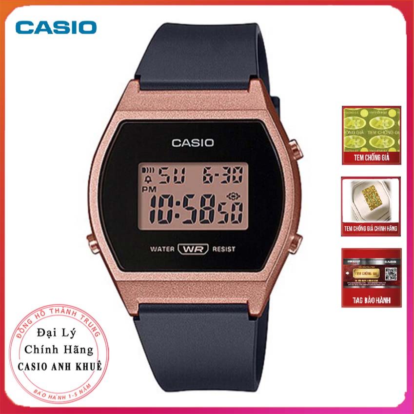 Đồng hồ đeo tay nữ chính hãng Casio LW-204-1ADF dây nhựa