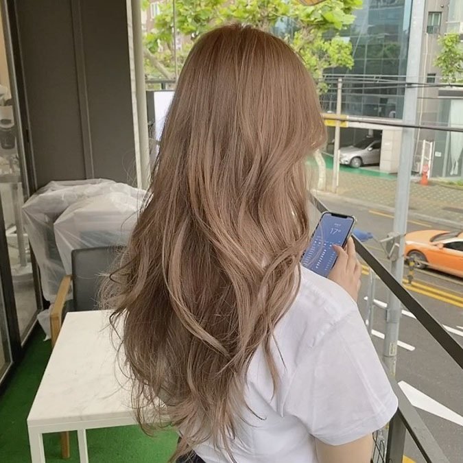 Kem Nhuộm Tóc Màu Nâu Trà Sữa Lên Màu Đẹp 7/71 Deep Brown Grey Hair Dye Cream