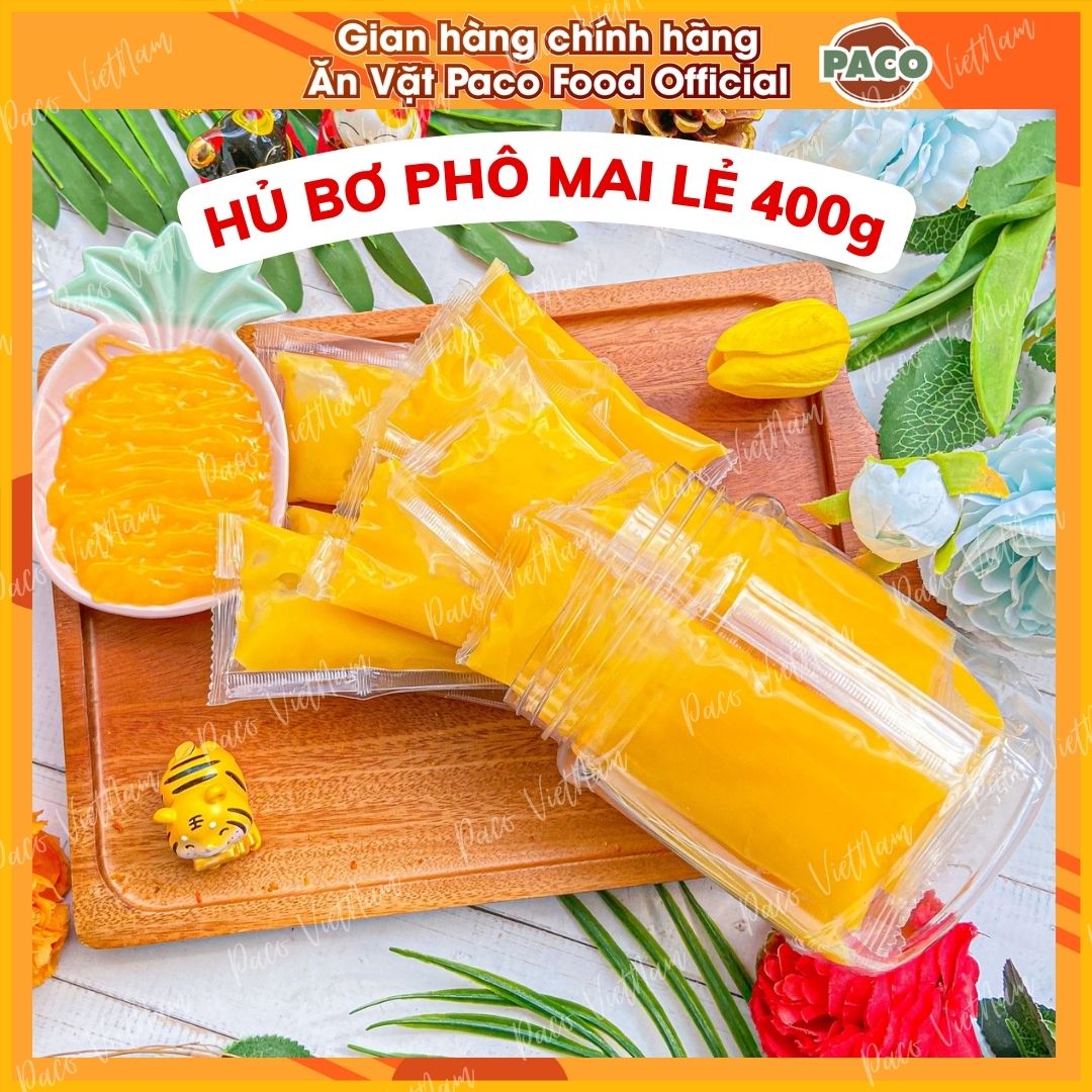 hủ bơ phô mai Paco Food lẻ 1 hủ 300g/400g ngon béo ăn cùng bánh tráng