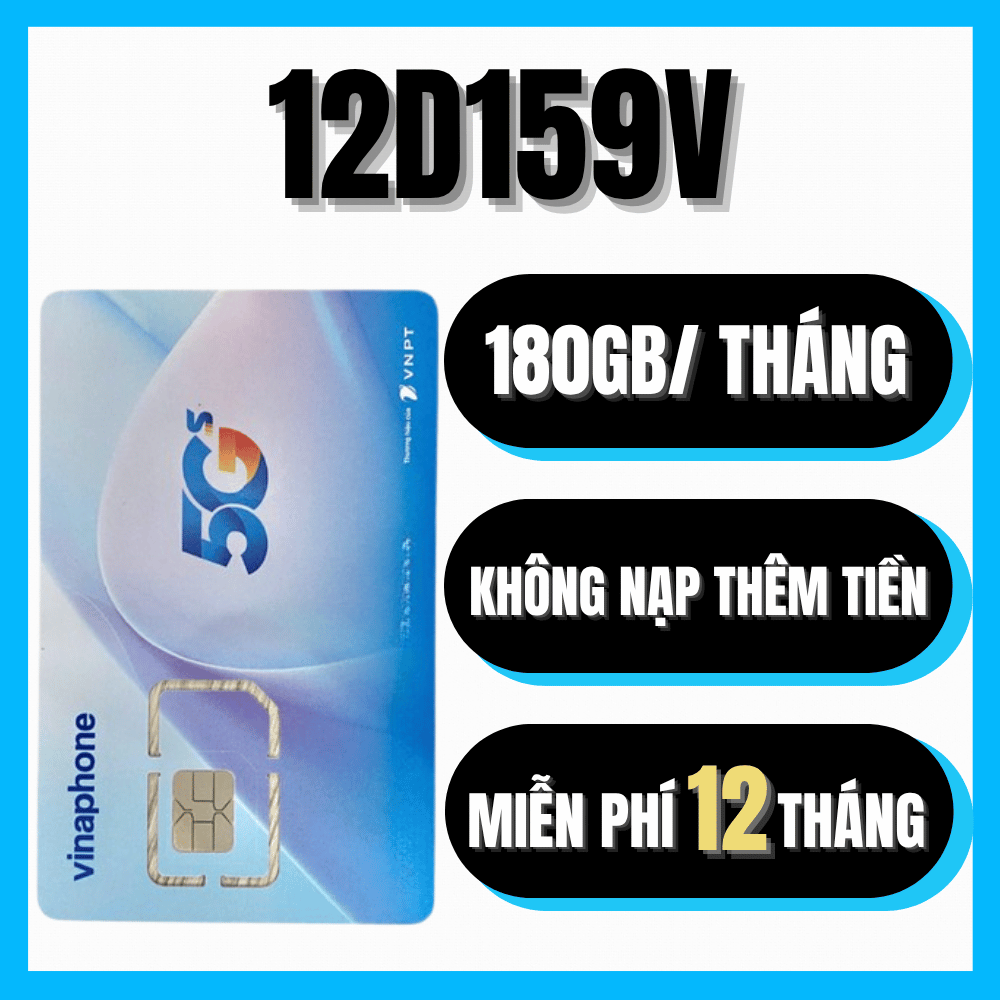 ( DEAL SIM 4G VINA ) TỔNG HỢP Sim Vinaphone 5G trọn gói 1 năm Không Giới Hạn Dung Lượng Data Tốc Độ