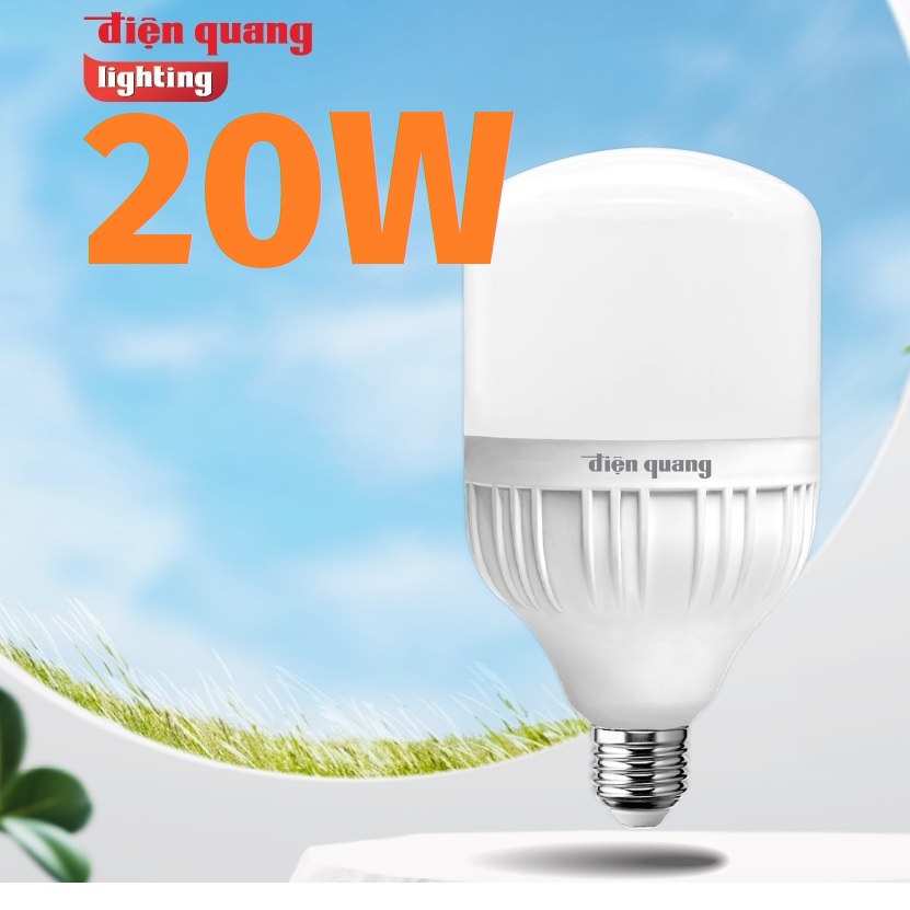 Bóng đèn 50W 40W 30W LED Bulb trụ E27 Điện Quang Rạng Đông TR120N1/40W