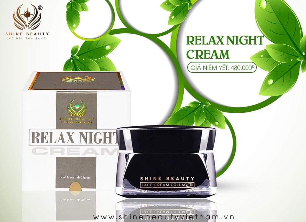 Kem Đêm Relax Night Cream Shine Beauty