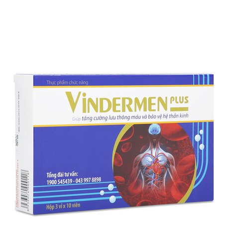 Vindermen Plus - Hỗ Trợ Giảm Đau Dây Thần Kinh Đau Mỏi Lưng Và Vai Gáy