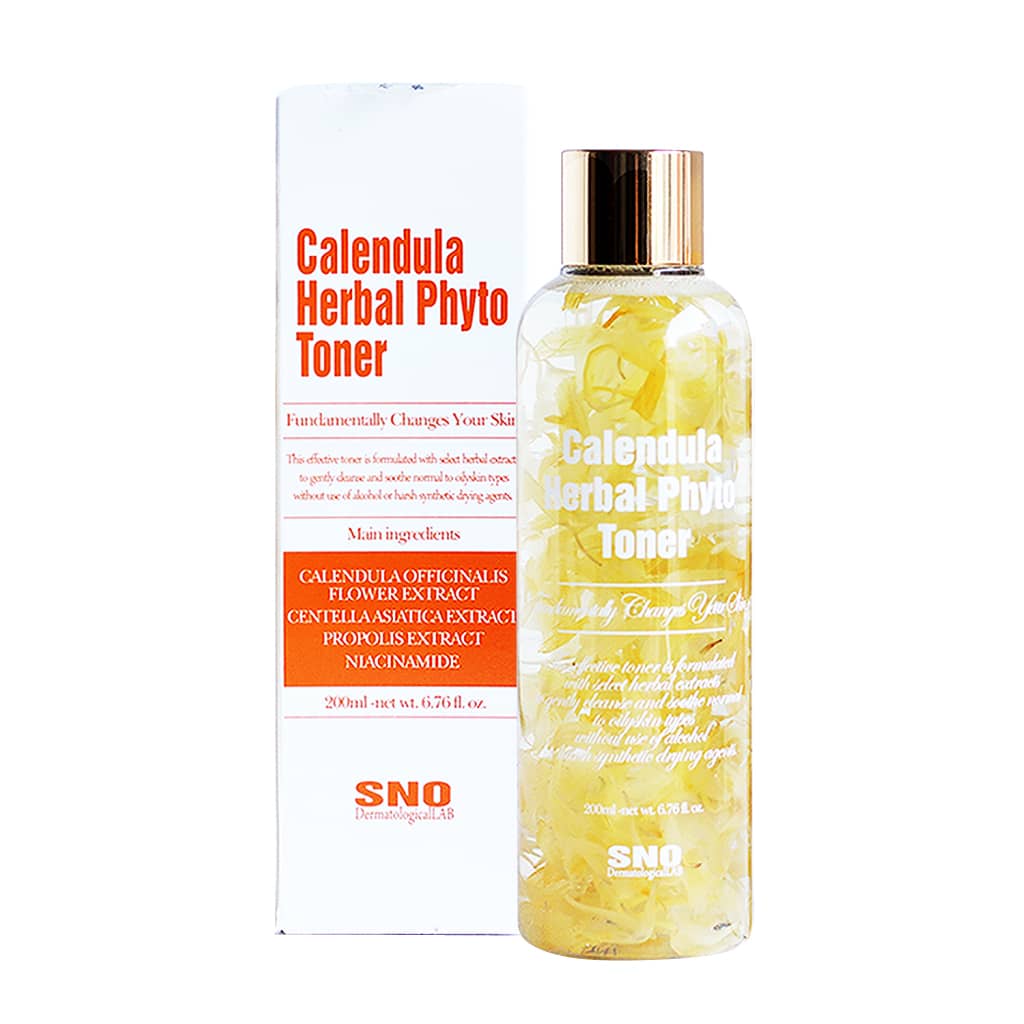 Nước Hoa Cúc Chứa Cánh Hoa Tươi Sno Caleandula Herbal Phyto Toner