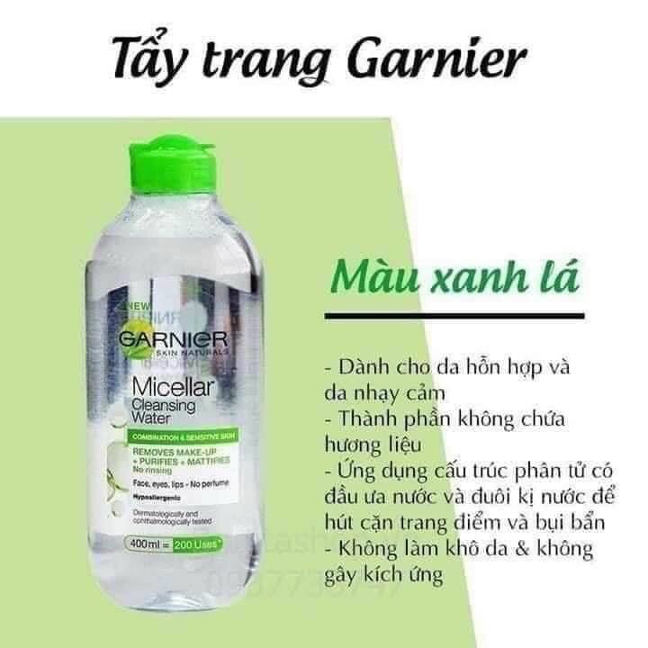 Hàng Chính Hãng] Nước Tẩy Trang Garnier