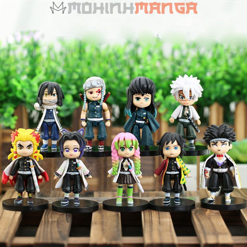 Mô hình Kimetsu No Yaiba Thanh gươm diệt quỷ Muichirou Rengoku Shinobu Giyuu Mitsuri Uzui Obanai San
