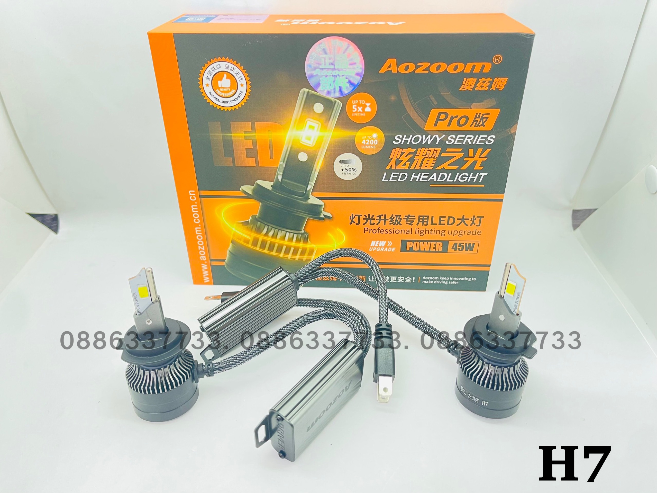 1 Bóng Đèn led Aozoom 55w các chân  H4H7H119005 bảo hành 24 tháng