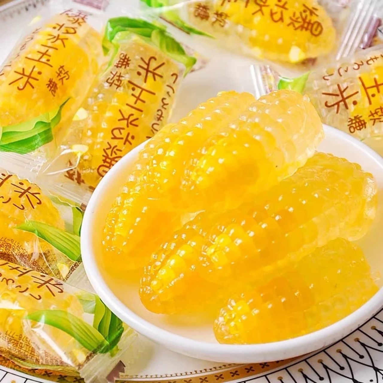 500G Kẹo bắp dẻo trong suốt Coowy Đài Loan nhân chảy - Đồ ăn vặt Siêu Ngon